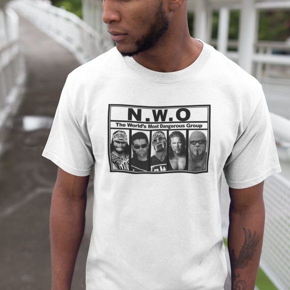 NWO (New World Order) Wolfpac T-shirt (Black or White) M-XXL - Picture 4 of 4